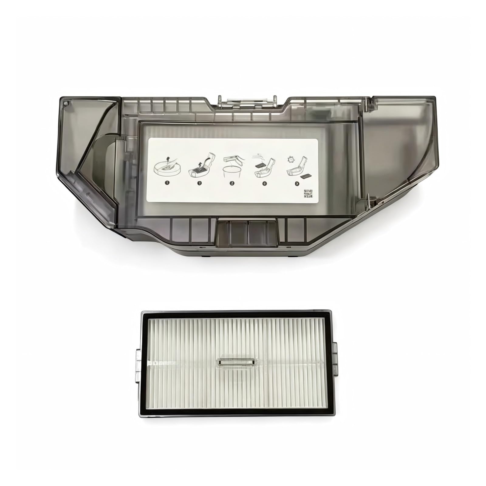 Robot Vacuum Dustbin, Compatible With Roborock Q Revo Curv 2Pro/Qrevo CurvX