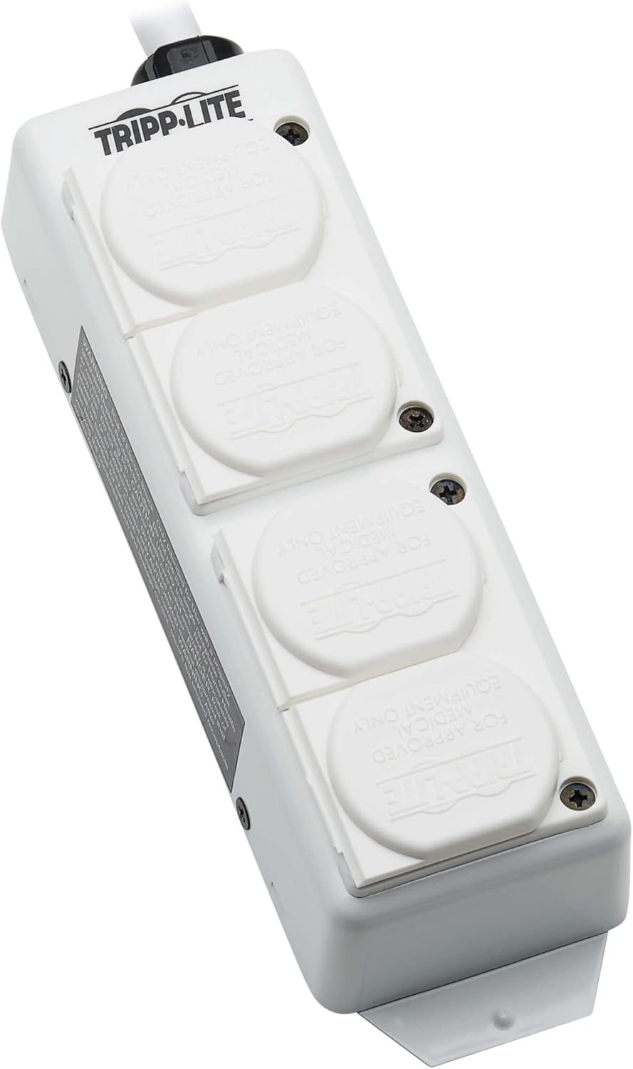 Tripp Lite SafeIT 4Outlet Medical Grade Power Strip for Patient Care Vicinity
