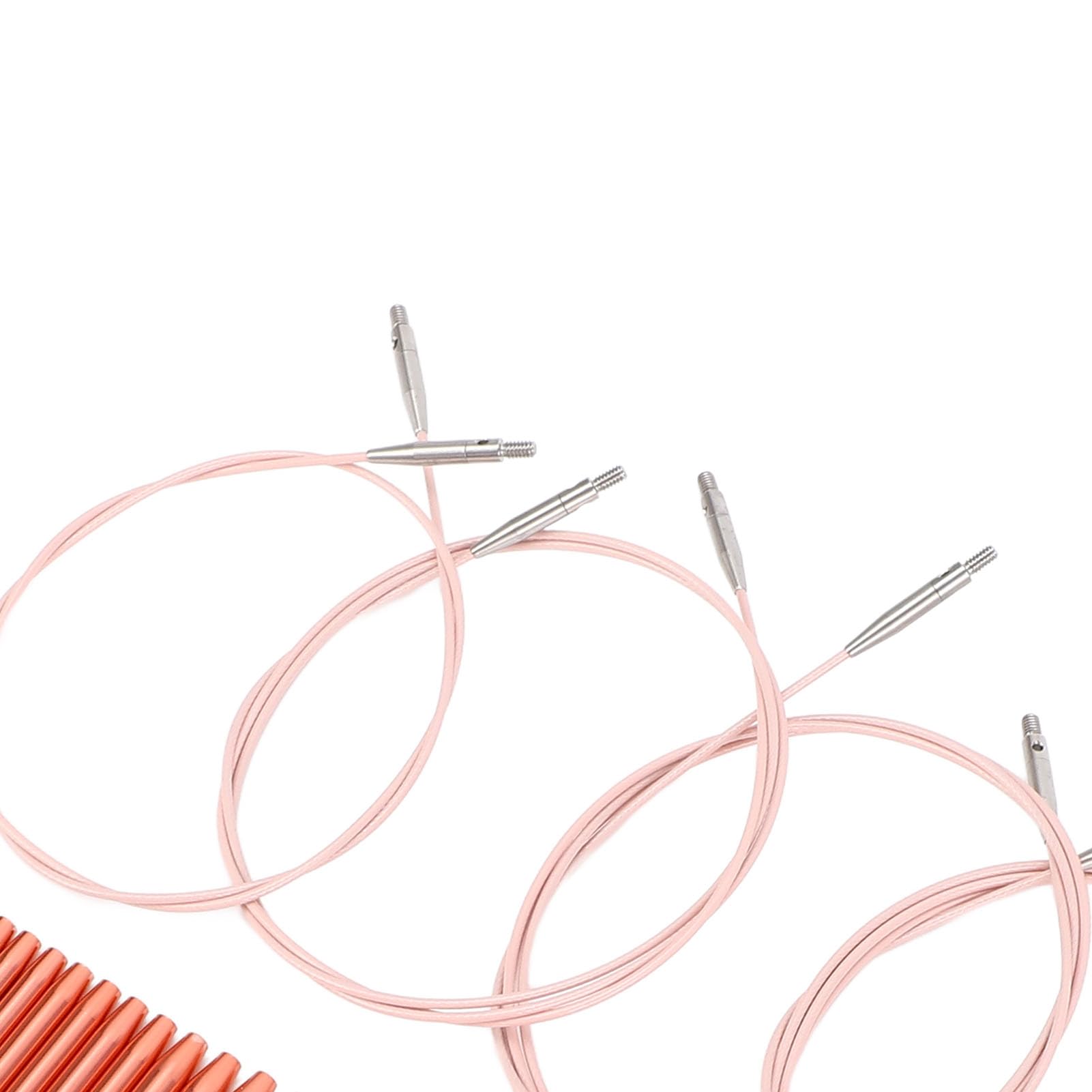 Juego de 13 Agujas de Tejer Circulares, Agujas de Ganchillo de Aluminio Intercambiables con Estuche, 3-10 mm, Kit de Tejer Portátil para Suéteres Bufandas Sombreros, Accesorios