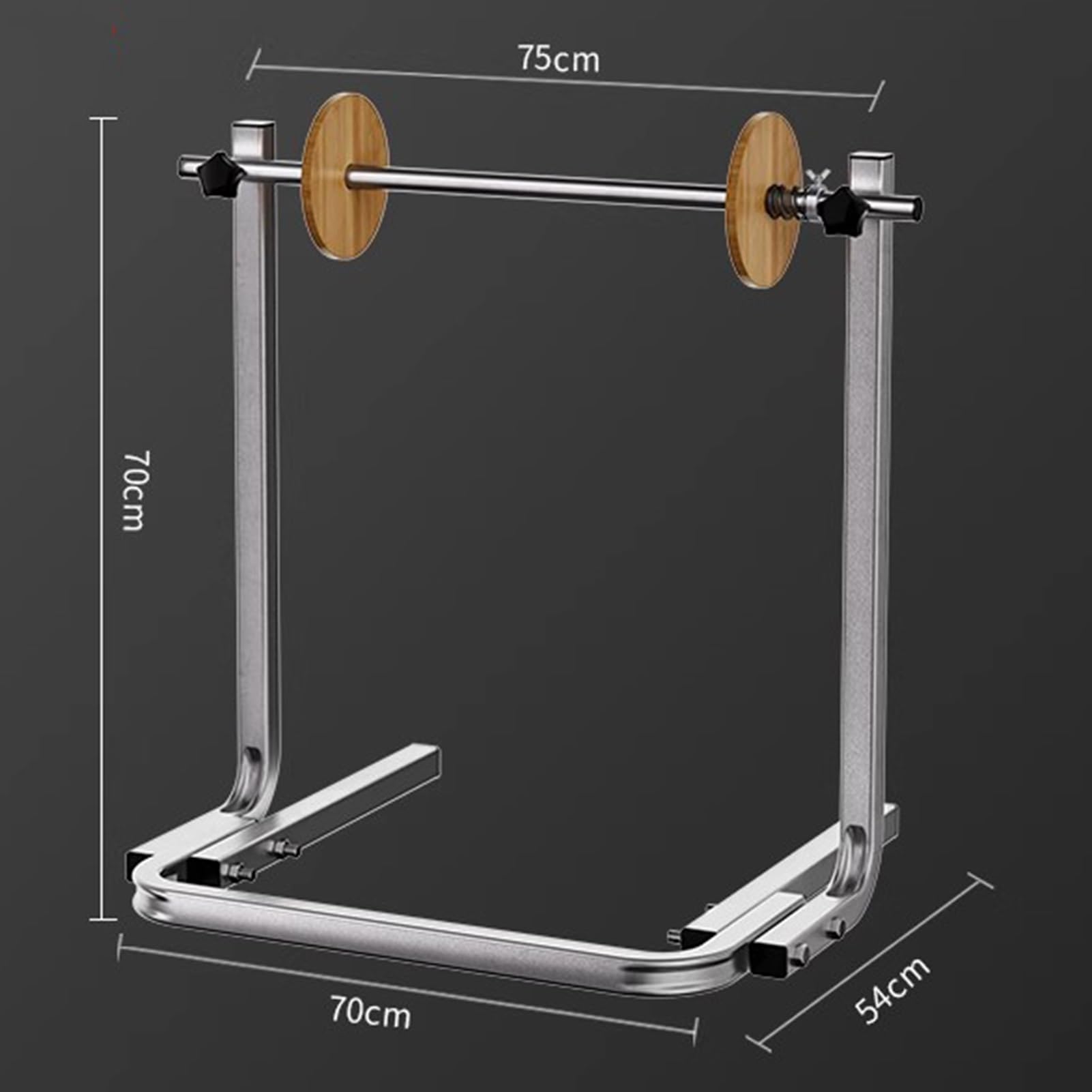 Este dispensador de Rollos de plástico de Burbujas, Soporte para Envoltura de Espuma de tubería galvanizada, Estante de Embalaje exprés para Embalaje, mudanzas y envíos