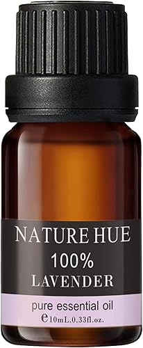 Aceite esencial de lavanda  0.3 fl oz  puro, natural, de grado terapéutico  para difusor, masaje, cuidado de la piel y el cabello  Aroma relajante y