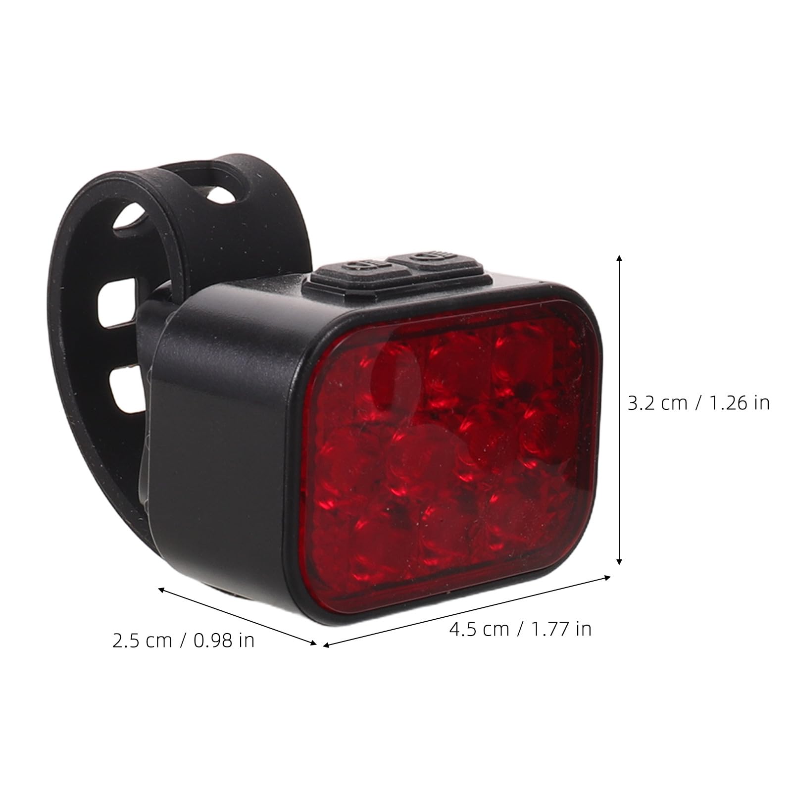 Zerodeko 1 Juego de Luces para Bicicleta Recargables por USB e Impermeables: LED superbrillantes | Faro delantero con 8 modos y luz trasera con 9 modos - Resistente al agua para ciclismo en cualquier condición climática.