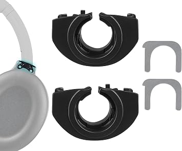 SOULWIT Hinge Swivel Replacement for Sony WH-1000XM4 Headphones, Left & Right Rotation Joint Pivot Repair Parts Accessories for WH1000XM4 - Black