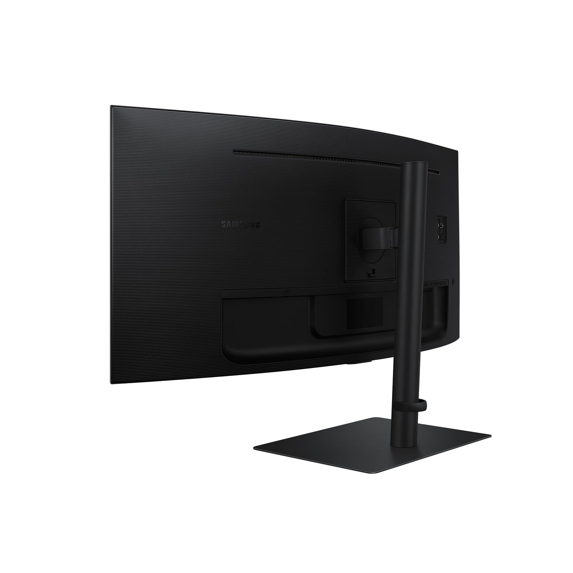 Samsung ViewFinity S65UC Curved Monitor 34 Zoll, Mit Lautsprechern, Bildschirm mit VA-Panel, 3.440 x 1.440 Pixel, Bildwiederholrate 100 Hz, Reaktionszeit 5 ms, 90 W Laden via USB-C, Pivot