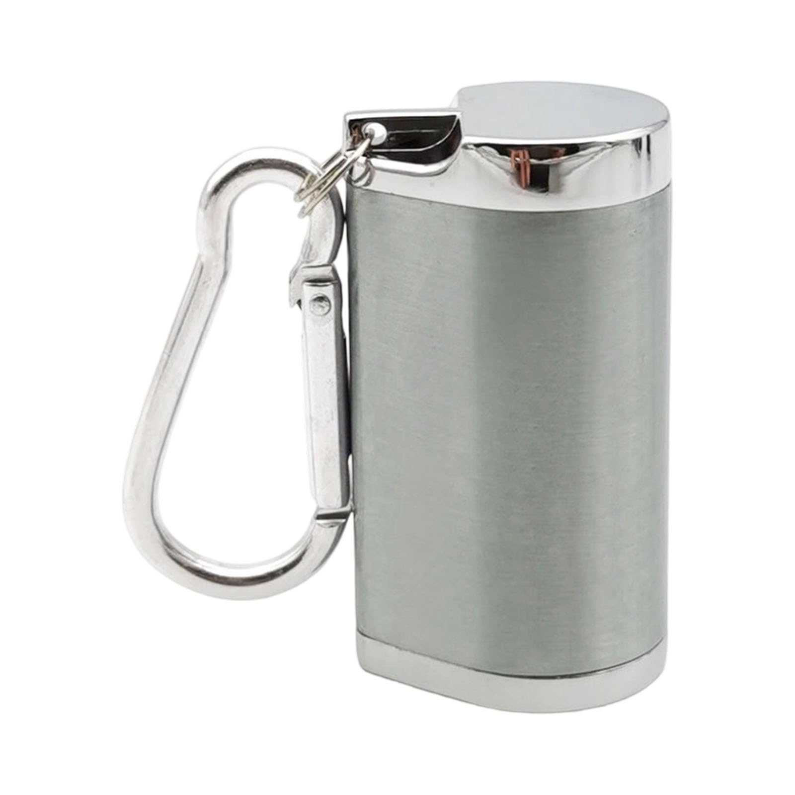 Aluminum Alloy Small Ashtray Portable Sealed Holder Prevents Ashing Scattering for Commuting and Outdoor Activity Use Pocket Ashtray