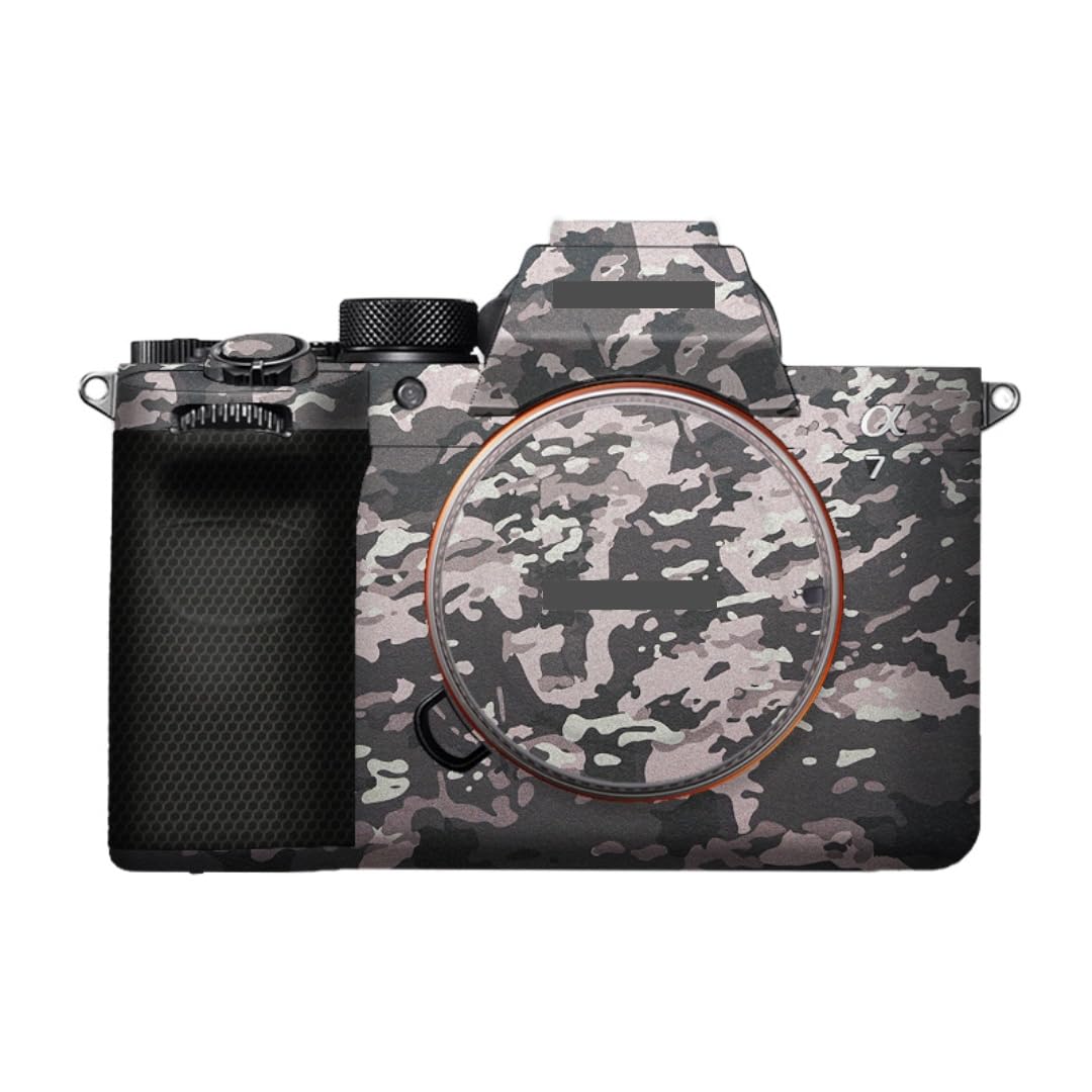 A7M5 Anti-Kratz-Kamera-Abdeckungs-Dekor-Skin für Sony ILCE-7M5 / A7 V Kamera A7V-Schutzfolie-Umwicklungs-Abdeckungs-Film-Aufkleber-Zubehör (Feldtarnmuster, für Sony A7V/A7M5)
