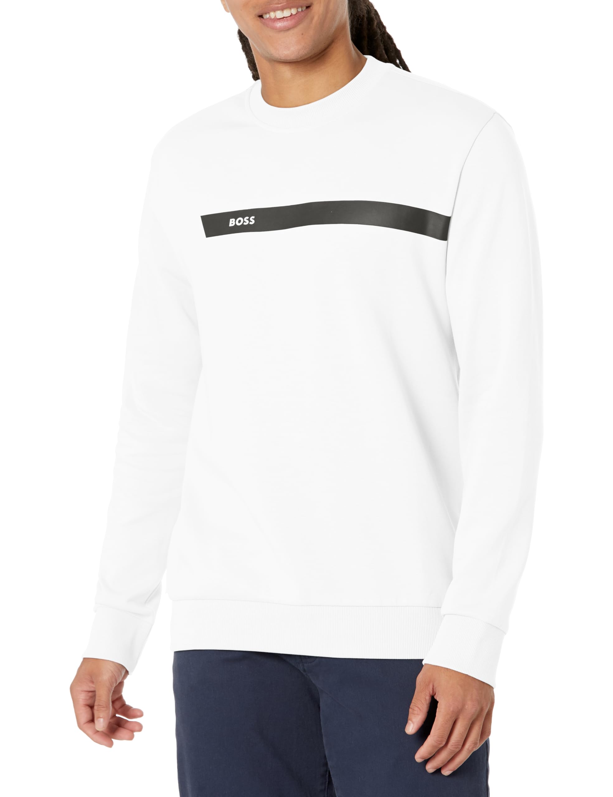BOSS Iconic Logo Crewneck Sweatshirt
