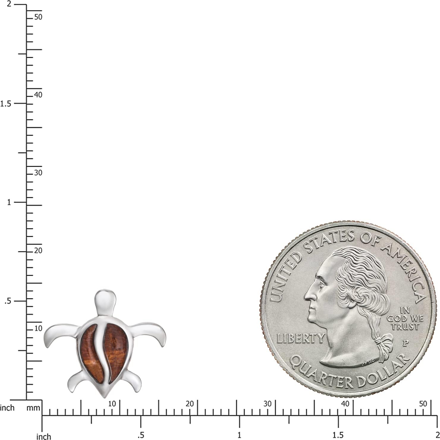 925 Sterling Silver Koa Wood S Back Turtle Stud Earrings, Nickle Free Hypoallergenic for Sensitive Skin, Tropical Ocean Jewelry for Women, Gift Box Included - Image 5