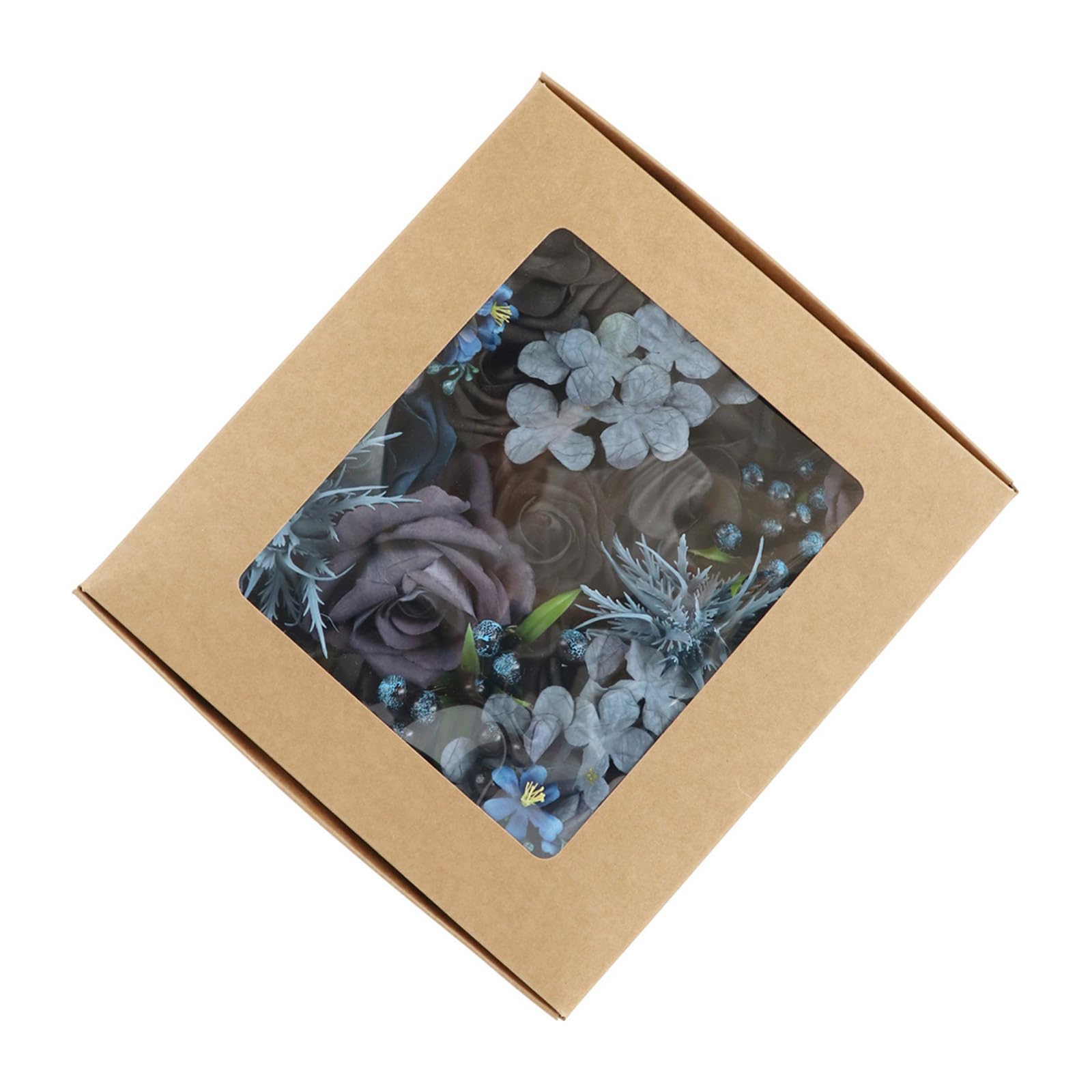 Elnwnnkc Hh411 Distinctive Roses Box Portable Flower Packaging Box Wedding Decoration Gift Bag Handbag For Birthday Mother Day Present