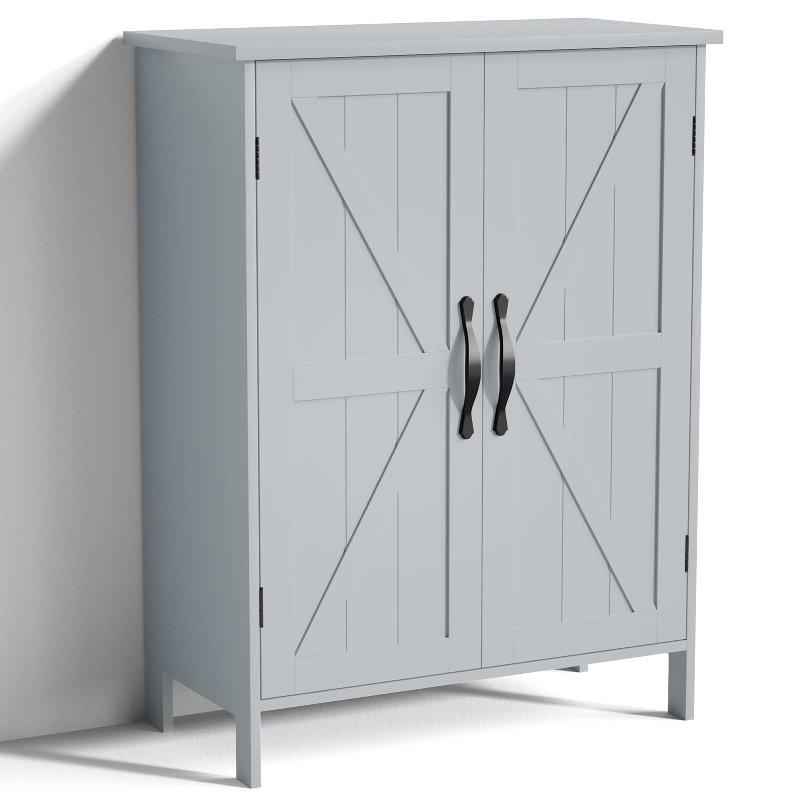 Buy SRIWATANA Bathroom Floor Storage with 2 Doors & Adjustable