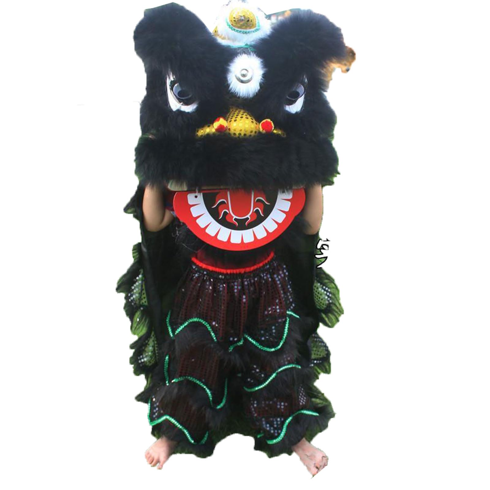 Disfraz de mascota de dragón y león para niños de 5 a 12 años, perfecto para fiestas, carnaval, festivales