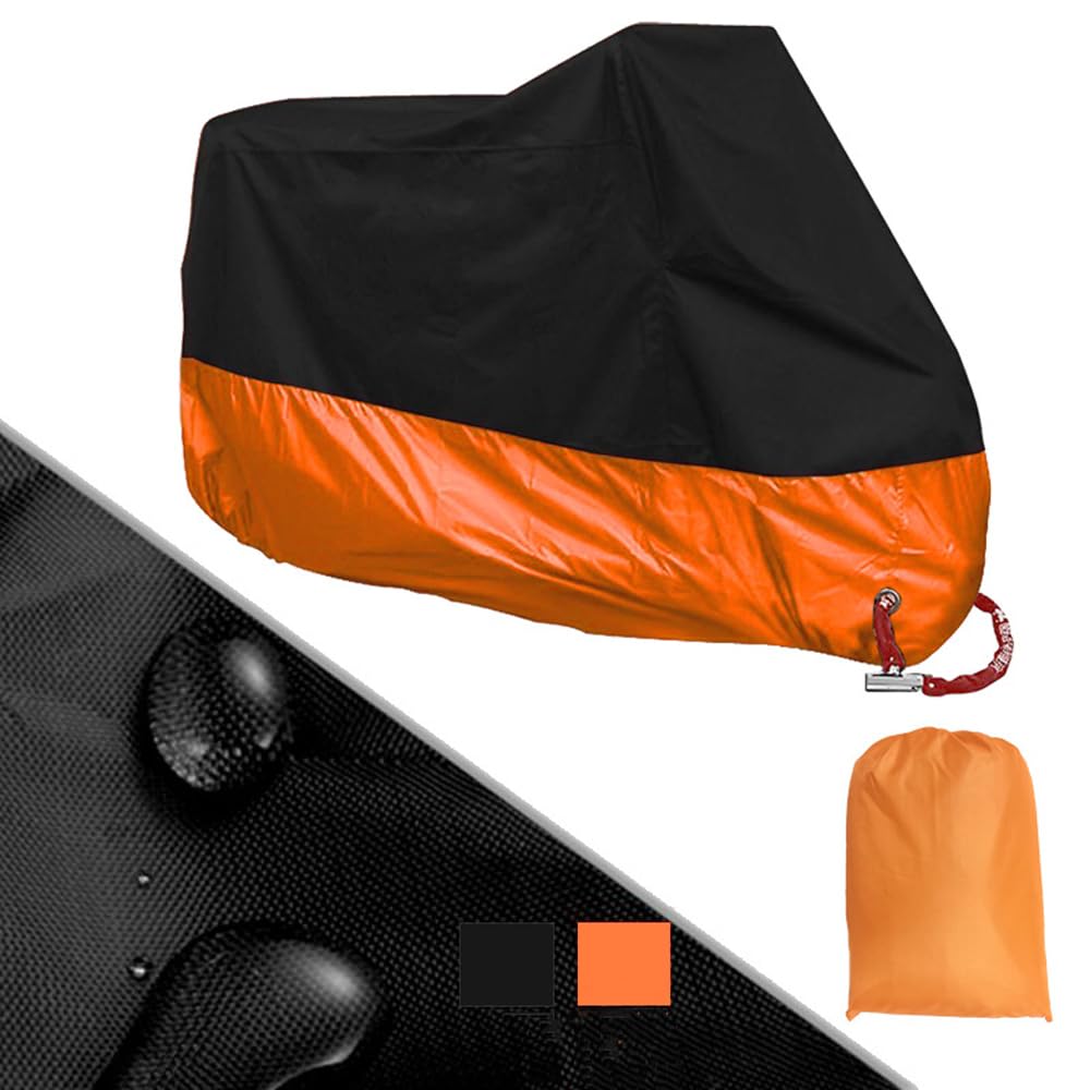 Housses de Moto pour Yamaha XSR 700 XSR700 Xsr 700,Étanche Anti-Poussière Bâche Exterieur Hiver Été Moto Couverture avec Sac Rangement,A/BlackRed-XXXXL