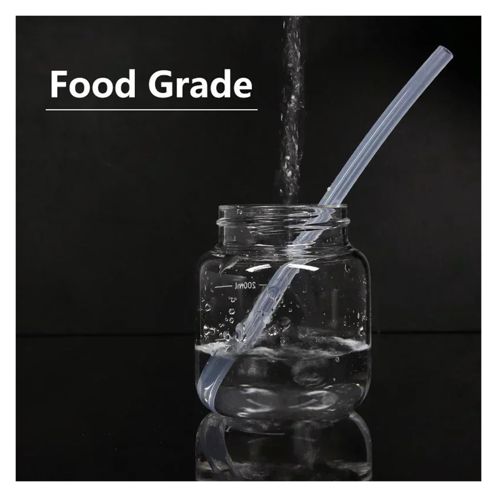 Tubo de silicona transparente de grado alimenticio con diámetro interior de 0,5/1/2/4/6/8/10/12/16/20/25/32 mm, manguera flexible de goma for jardín y acuario.(10 Meters,ID 9mm x OD 13mm)