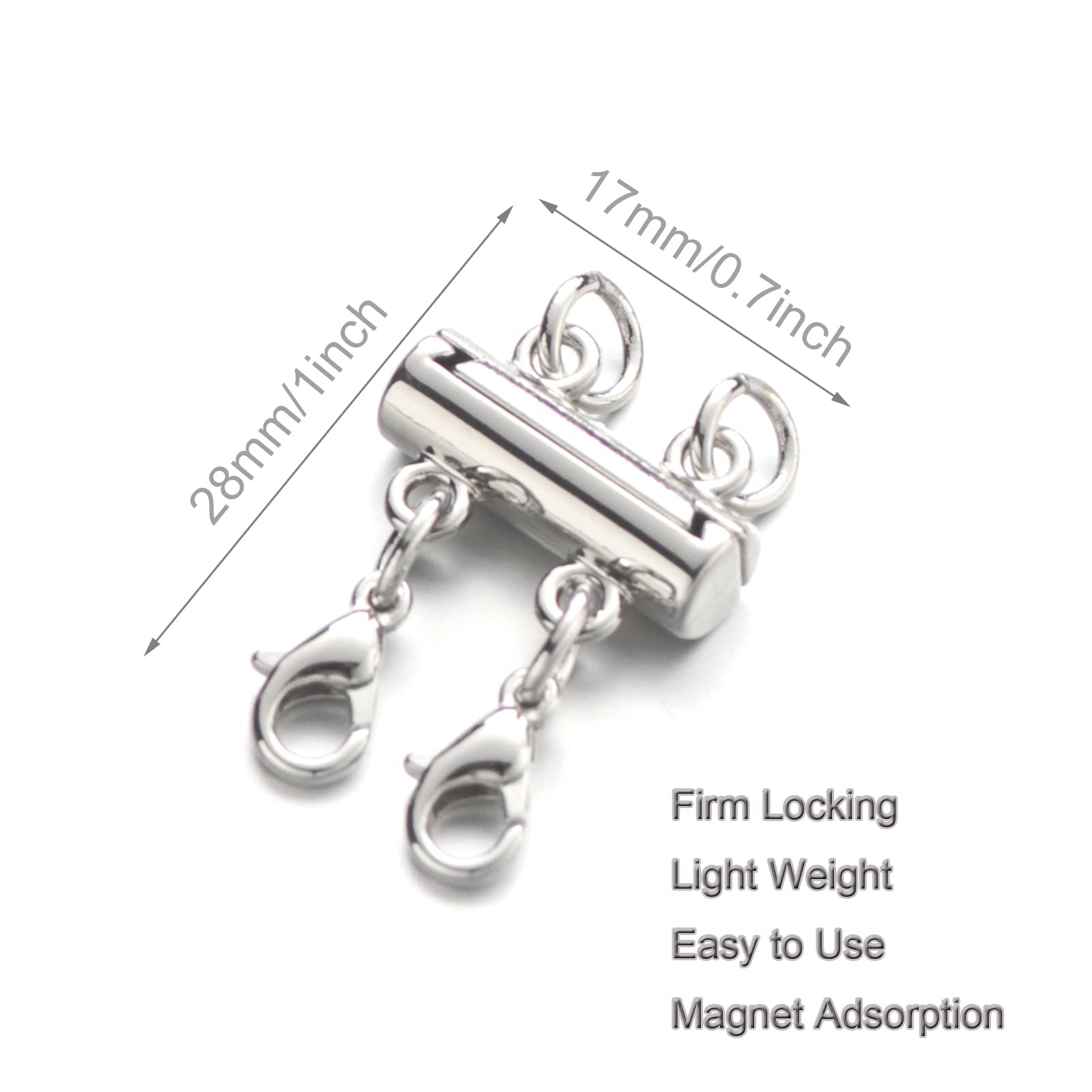Amazon.com: Zpsolution Locking Magnetic Layering Necklace Clasp