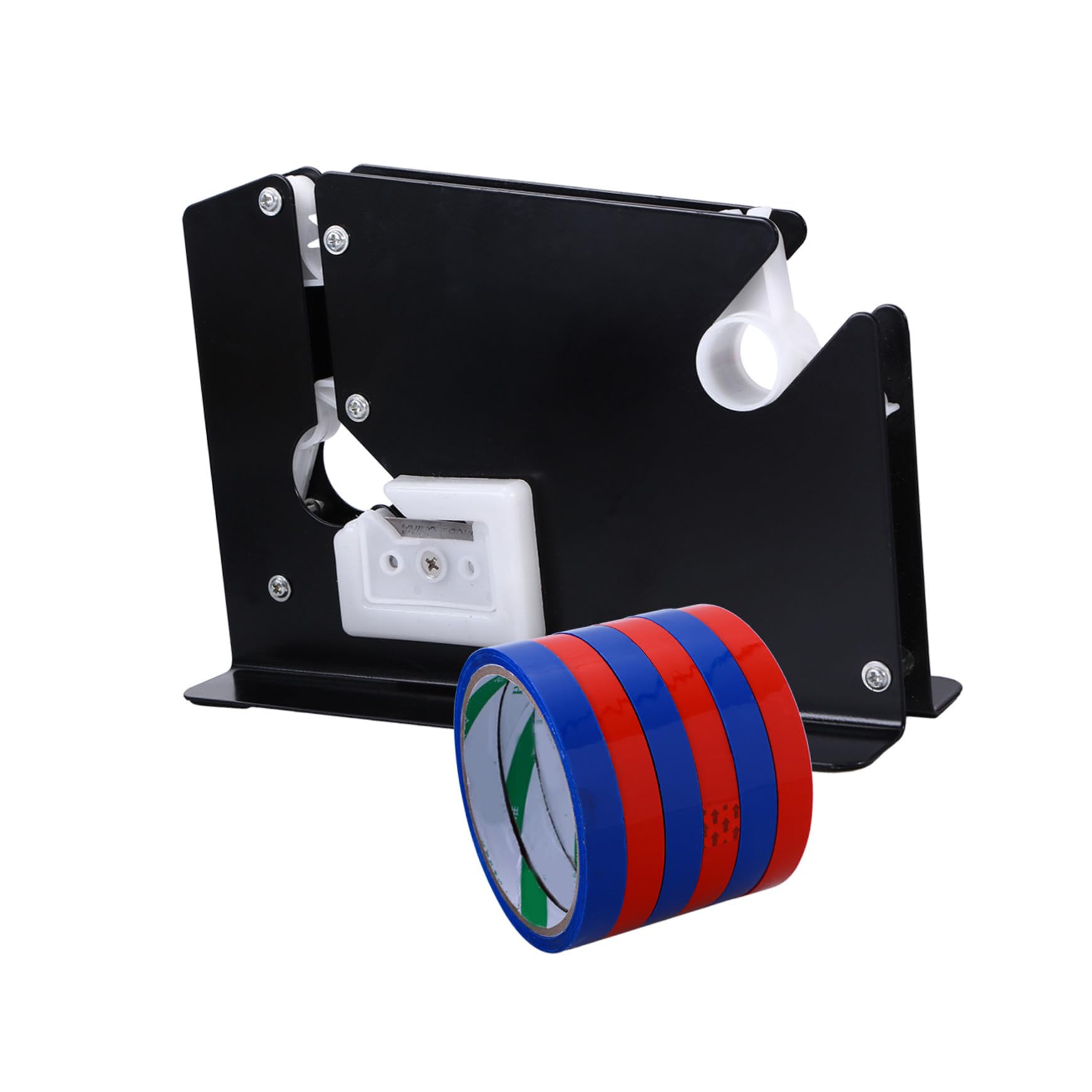 DOITOOL 3 Stück Bandschneider Spender Für Halsdichtband Heavy-duty-taschenkonus Bandspender Stahlbeutelkegel Mit Trimmer Zufällige Farbe