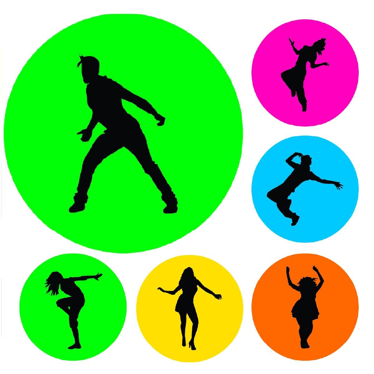 Sticker Stocker 900 Colourful Mini Dance Dots 10Mm Glossy Teacher Reward Stickers Spot Stickers Journal Stickers