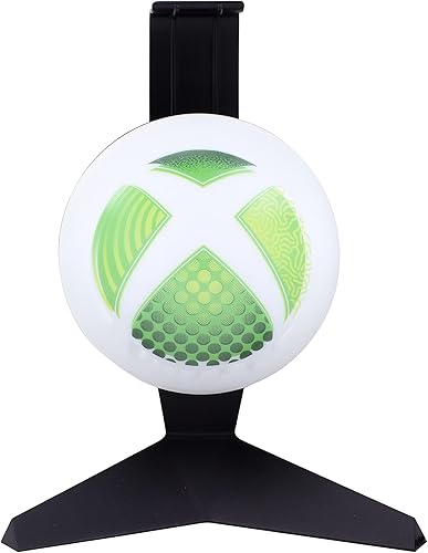 Paladone Soporte de luz para auriculares Xbox, soporte oficial para teléfono auditivo para configuración de juegos, regalo para jugadores,