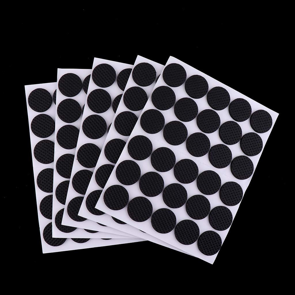 Juego de 10 hojas de fieltro para sillas, muebles, protector de suelo, 28 x 28 mm, círculo