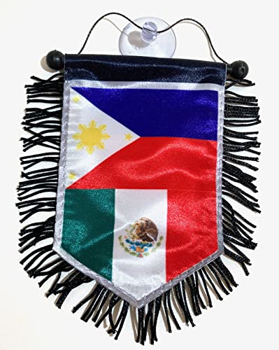 Philippines cars flags Mexico flag for car Home Wall Door Window accessories Decoration Banner Mexican Filipino design