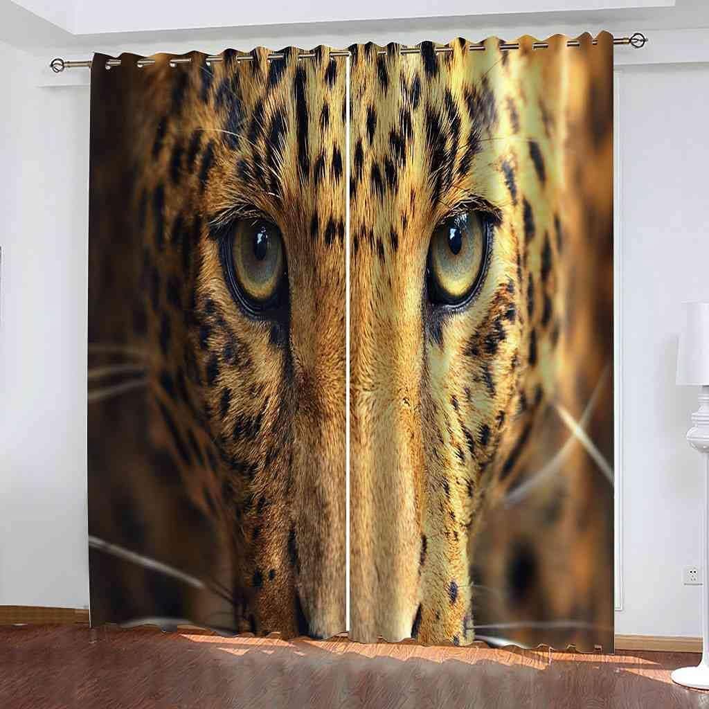 Soundproof Curtains Noise Cancelling For Home Studio Blackout Thermal Curtains Eyelet Thermal Curtains For Living Room Kids Bedroom Windows 3D Anima