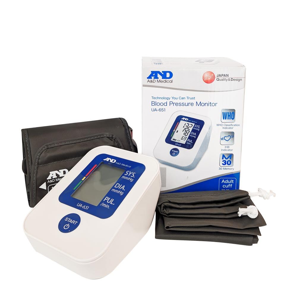 A&D Medical UA-651 Digital Upper Arm Blood Pressure Monitor