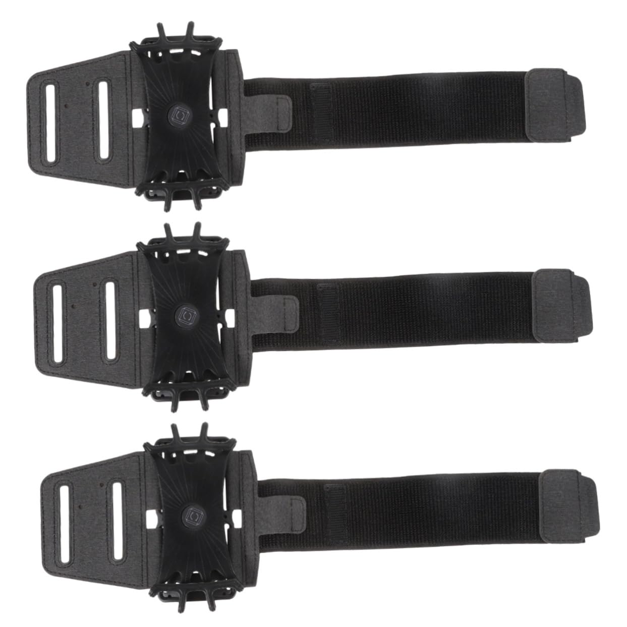 Mikikit 3pezzi Bracciale Per Smartphone Supporto Per Cellulare Da Braccio Per Corsa e Attività Outdoor Con Rotazione e Design Antiscivolo Compatibile Con Dispositivi Mobili Classico
