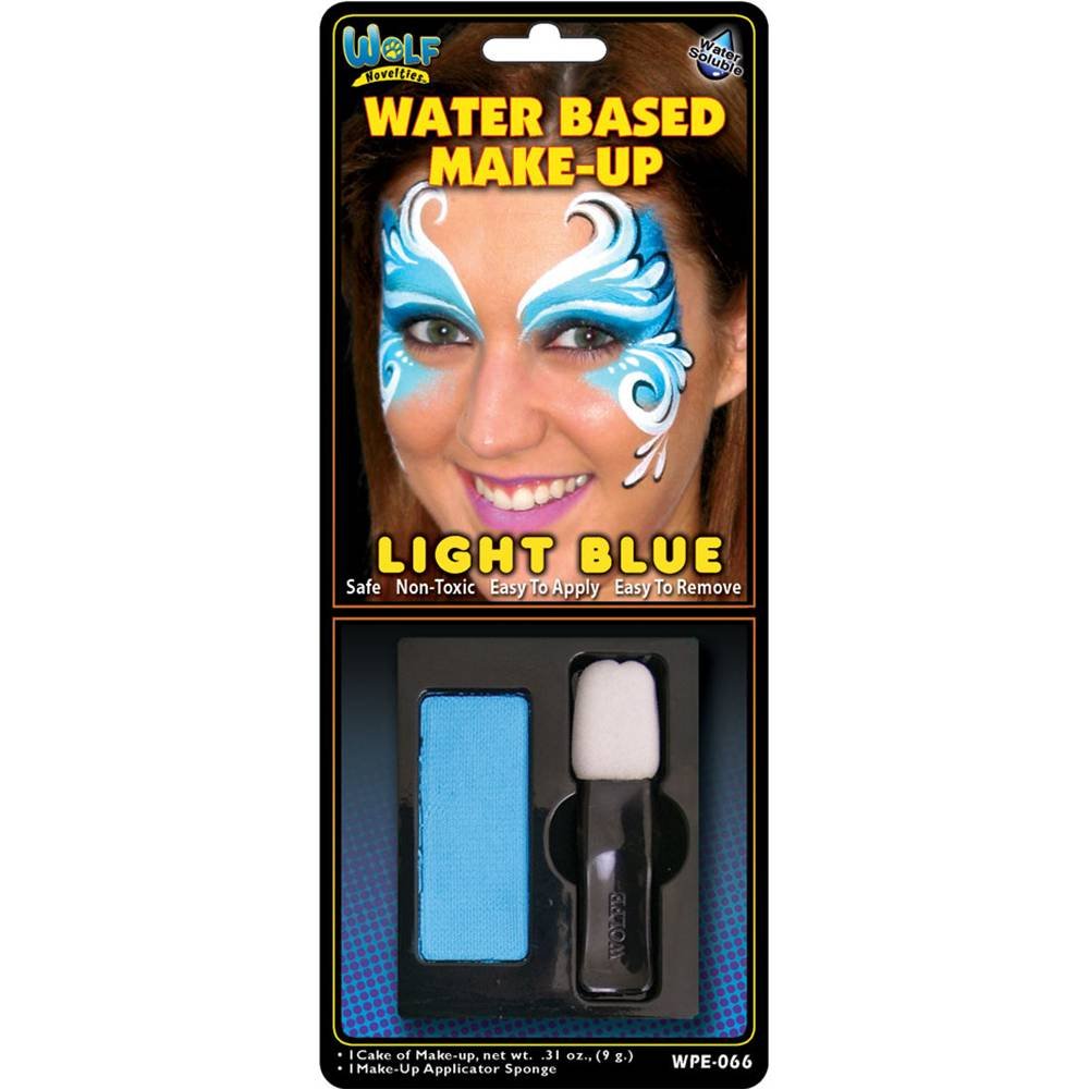 Wolf Novelties Light Blue Water Based Make-Up