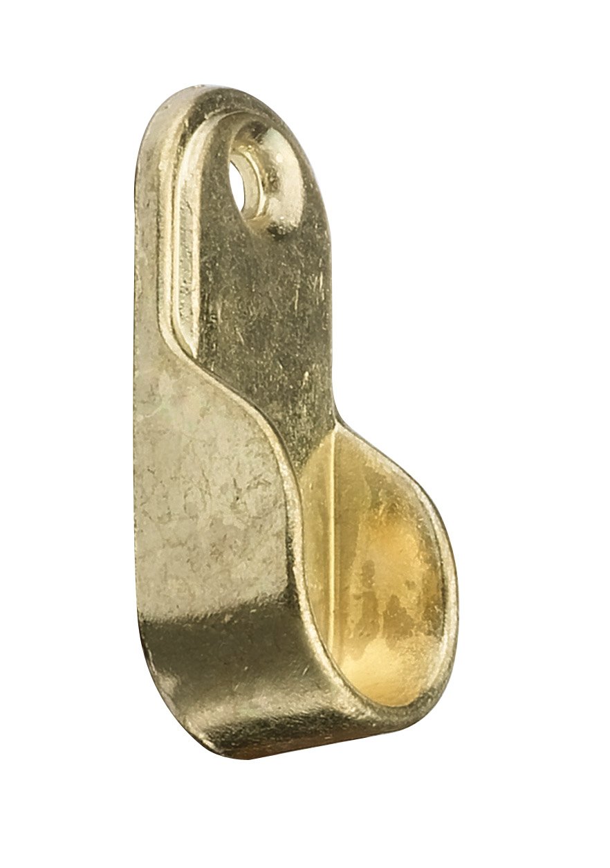 William Hopkins GB03061SK Mazak Diecast Socket for Oval Tube, Brass Plated Finish, Medium, Set of 2 Pieces