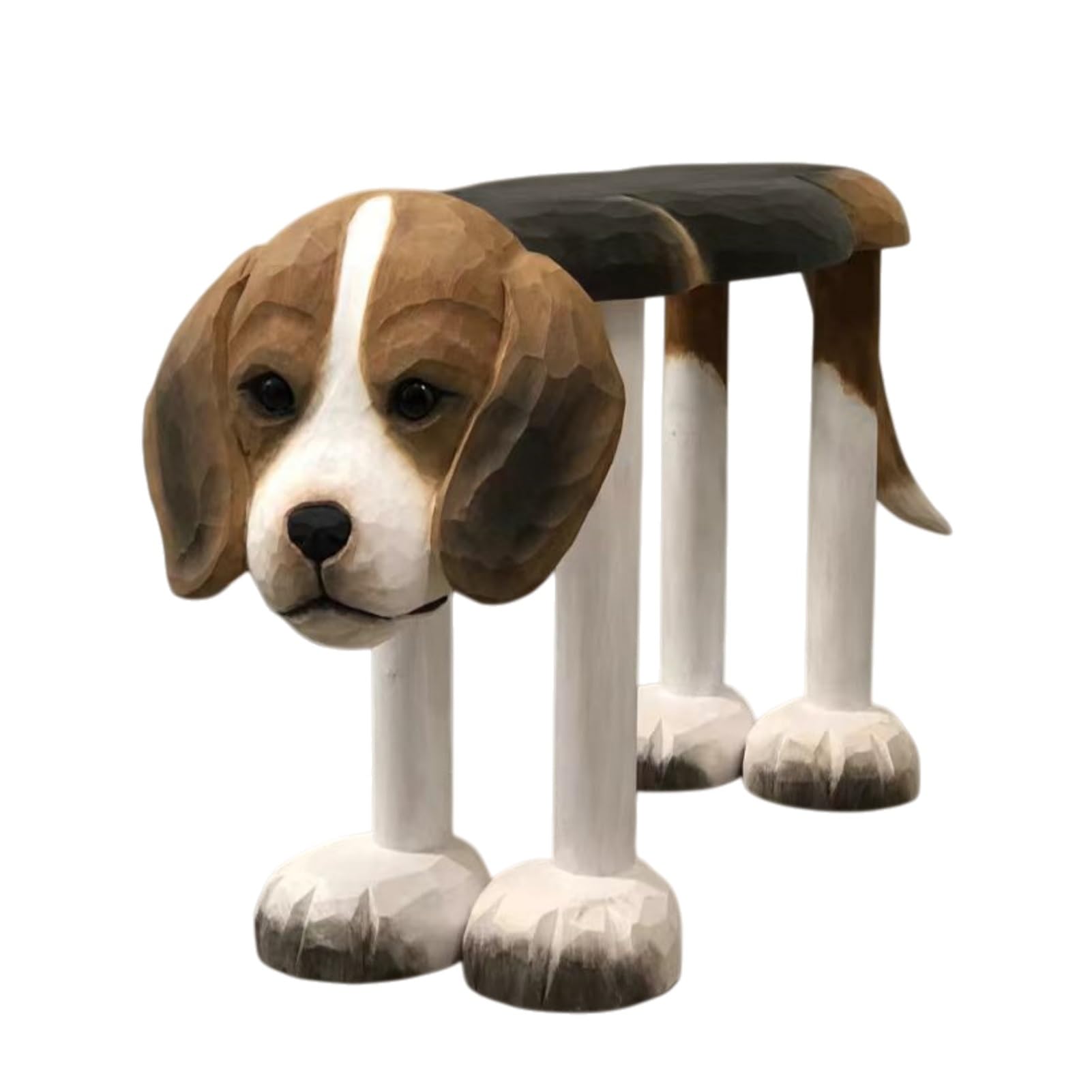 Various Animal Shaped Shoe Stools, Wooden Carvings, Cute Styles, Children's Step Stools, Home Decorations(A)