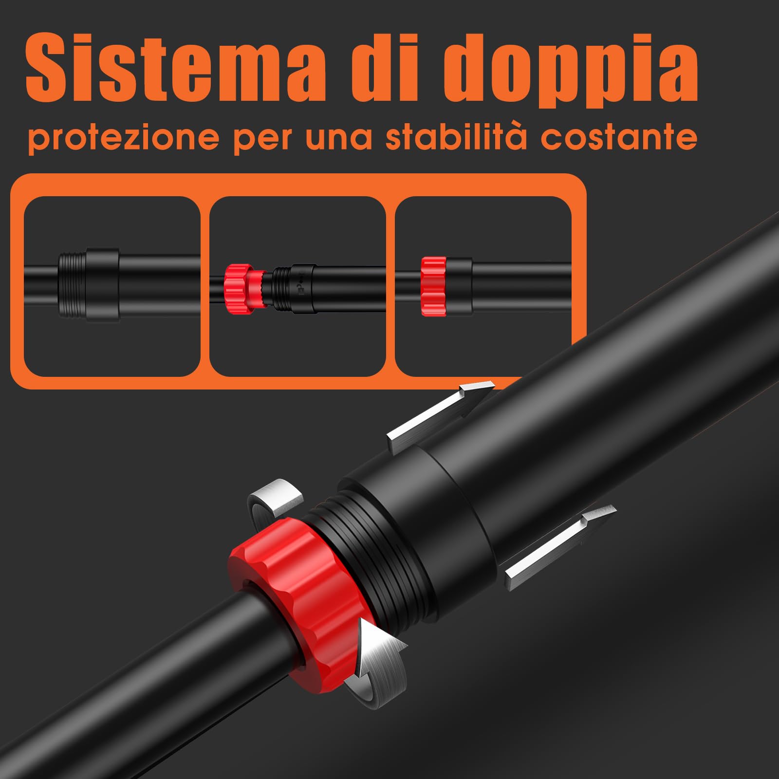 Barra Per Trazioni DH FitLife - Per Porte 72-92cm, Senza Viti, Supporta Fino A 200kg