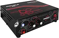 Amplificador de Mesa Trinity Double 50 com Bluetooth 100W RMS 2 Canais - Ideal Para Som de Igrejas Lojas Casa