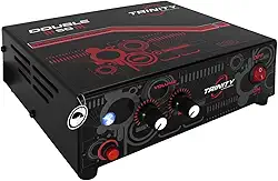 Amplificador de Mesa Trinity Double 50 com Bluetooth 100W RMS 2 Canais - Ideal Para Som de Igrejas Lojas Casa