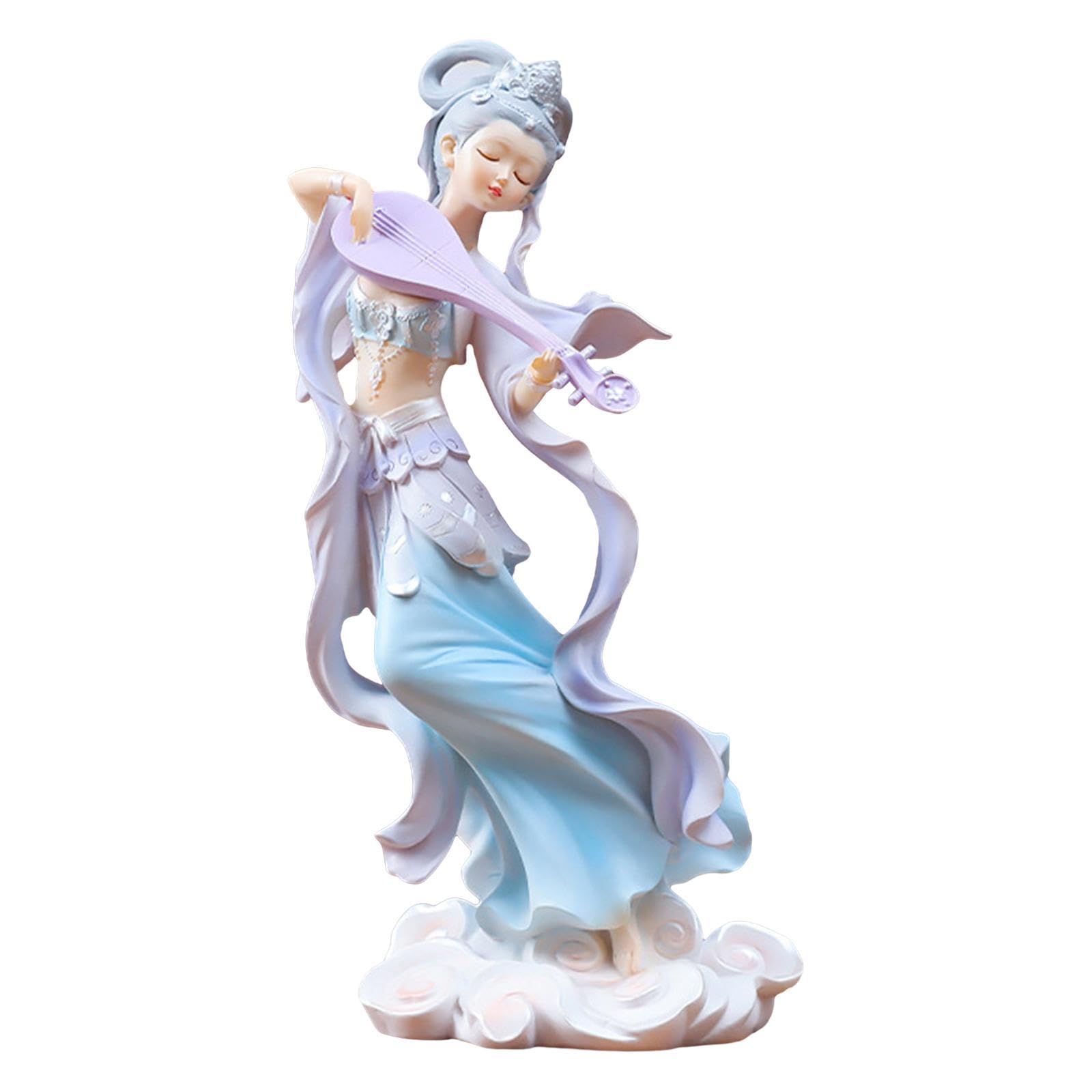 Alcxazs Girls Vivid Chinese Traditional Statue Delicate Resin Crafts, Style A