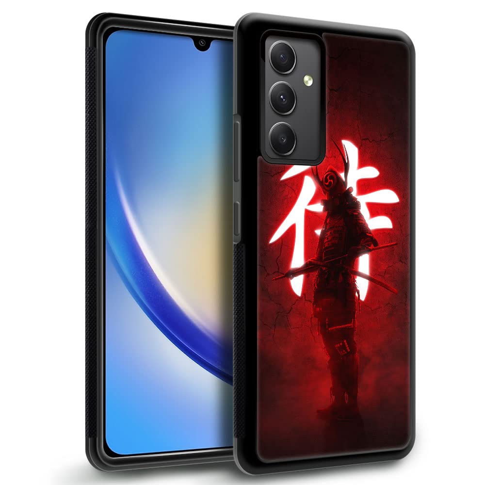 TnXee Case Compatible with Samsung Galaxy A54 5G,Japanese Samurai Galaxy A54 5G Cases for Boys,Reinforce Four Corners Shockproof Non-Slip Soft TPU Case Compatible with Samsung Galaxy A54 5G 6.4in