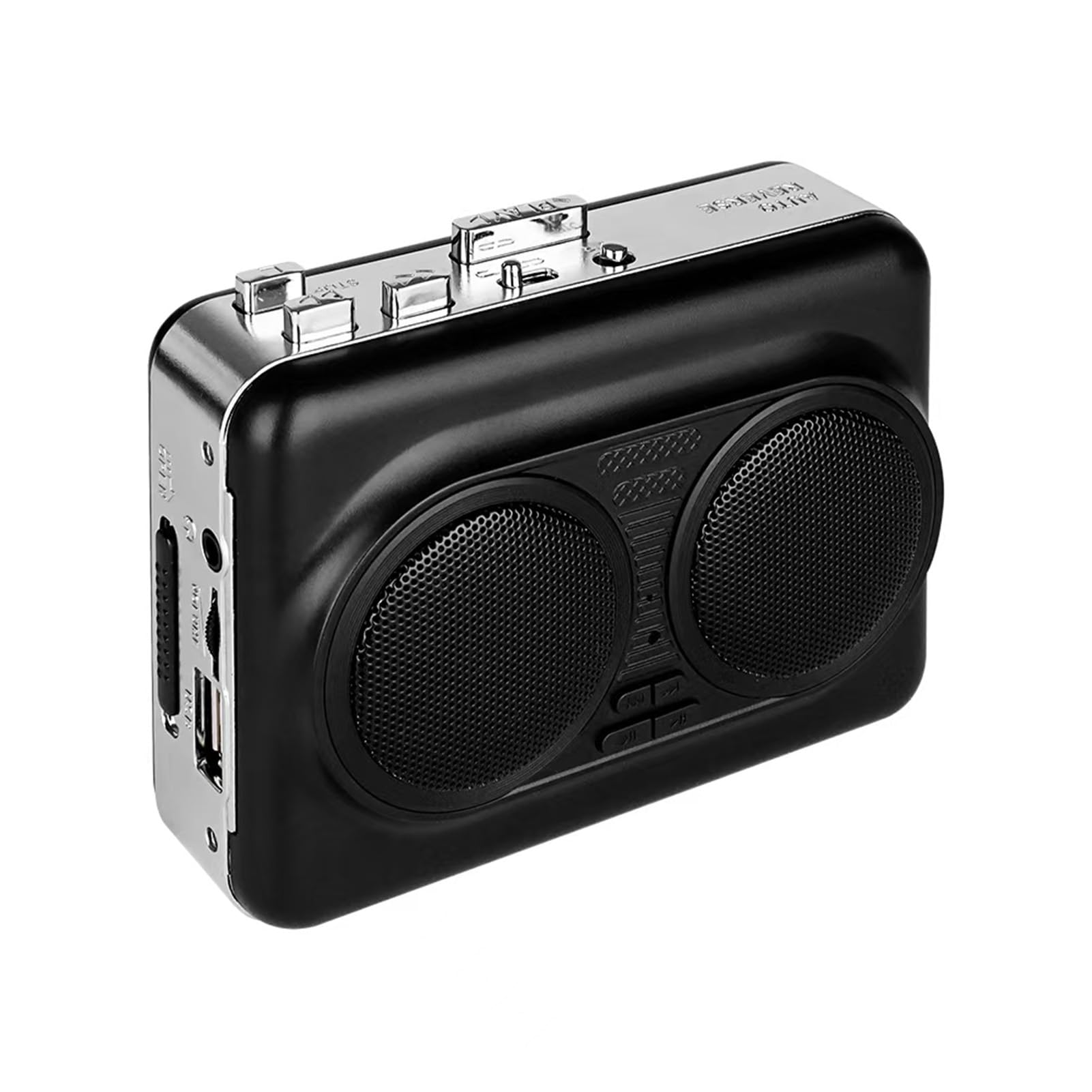 Cassette Tape Player Portable, Cassette Recorder, Stereo Dual Channel with 3.5mm Standard Headphones, WalkmanCassette Player, USB Drive Tape to MP3 Converter Clear Sound Quality (Black)-image-26