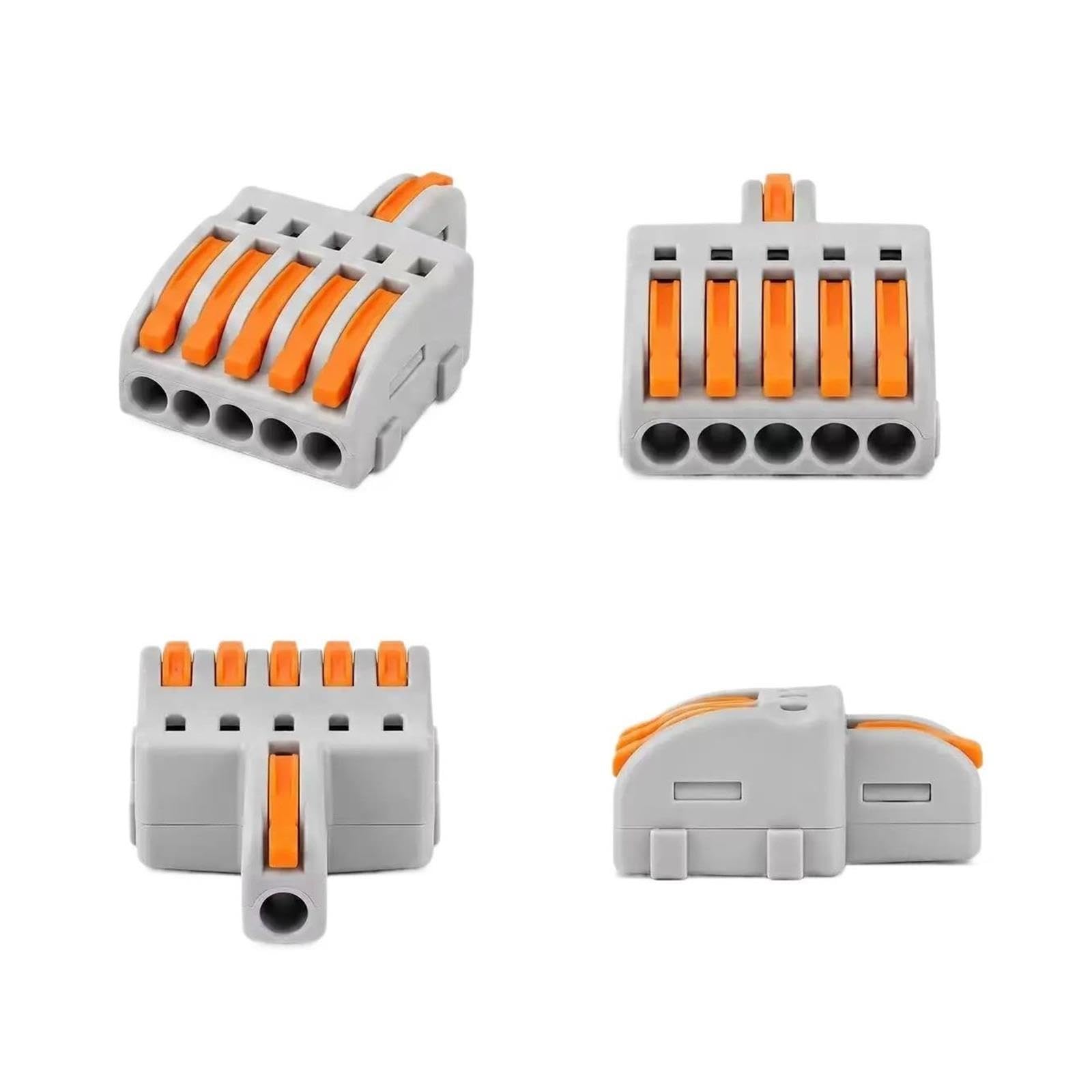 10/30/50PCS Mini Wire Connectors Universal Terminal Block Home LED(Z-VSE-F15AO,30PCS)
