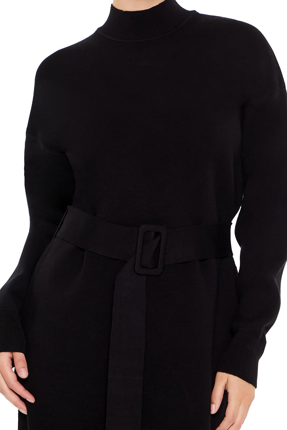 Forever 21 Womens Belted Mini Sweater Dress - Image 5