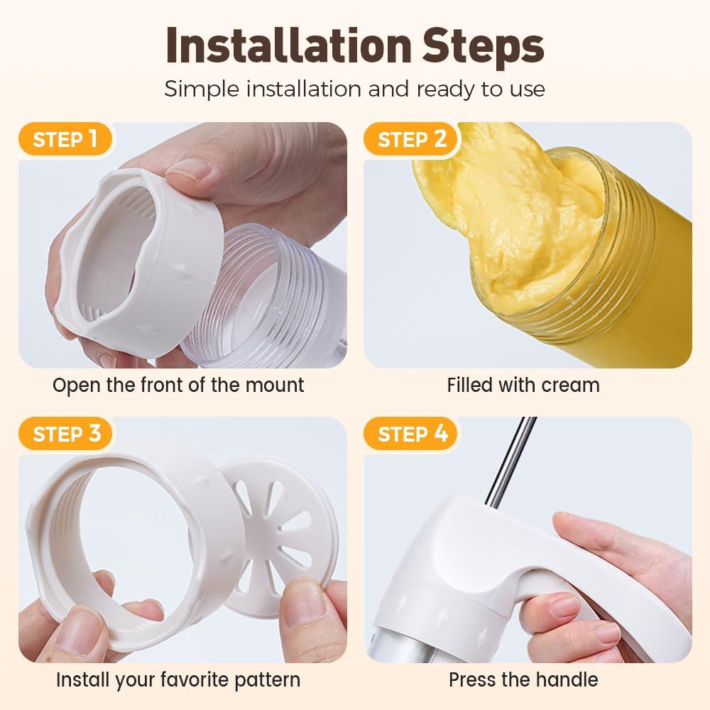 2026 New Spritz Cookie Press Gun Kit, Multi-Functional Discs & Icing Nozzle Set, Portable Durable Baking Tool for Holiday Baking
