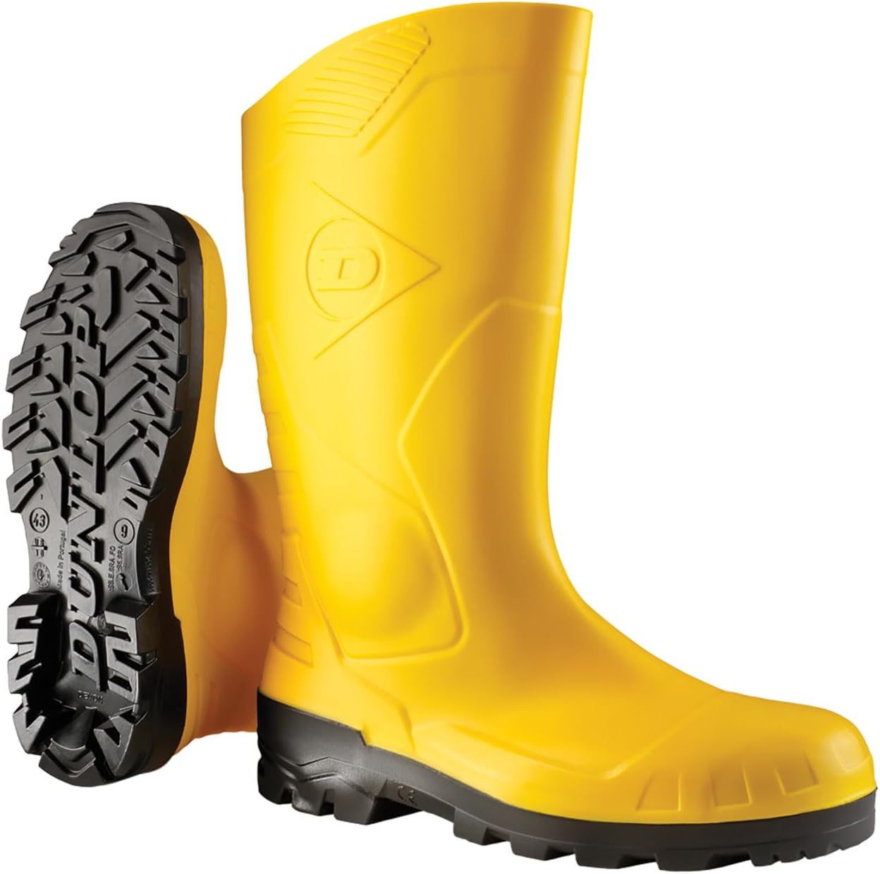 Dunlop Protective Footwear (DUO19) Unisex Dunlop Devon Safety Boots, Yellow, 10 UK