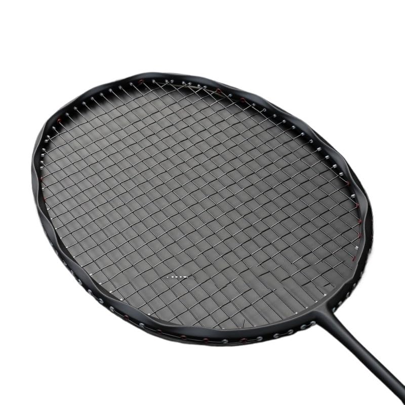 Badminton Set Racchette da Badminton in Fibra di Carbonio, Racchetta Professionale Tipo d'attacco, 22-30 libbre