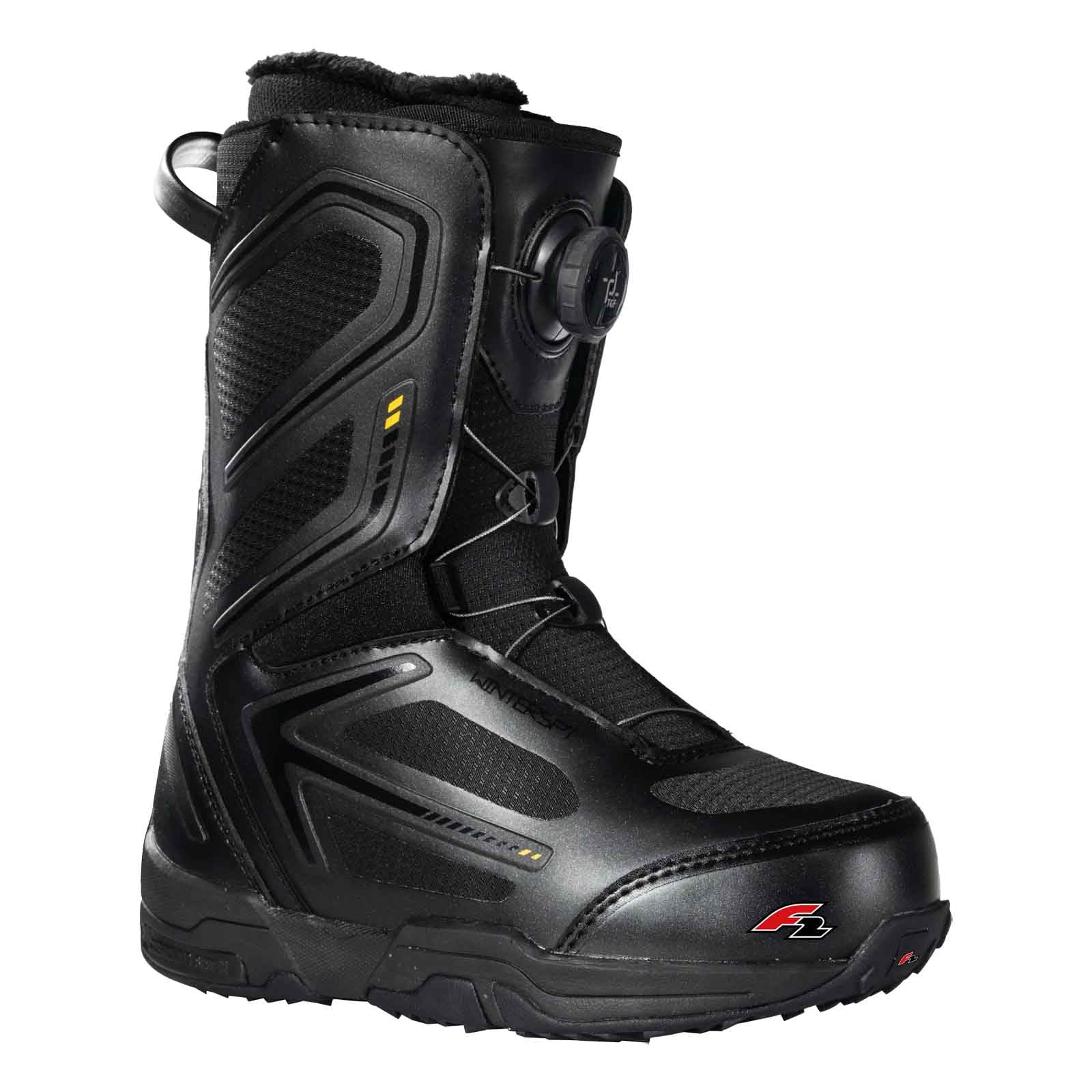 F2 Herren Snowboard Softboots Team ATOP 250-315MP Größe wählbar Schwarz