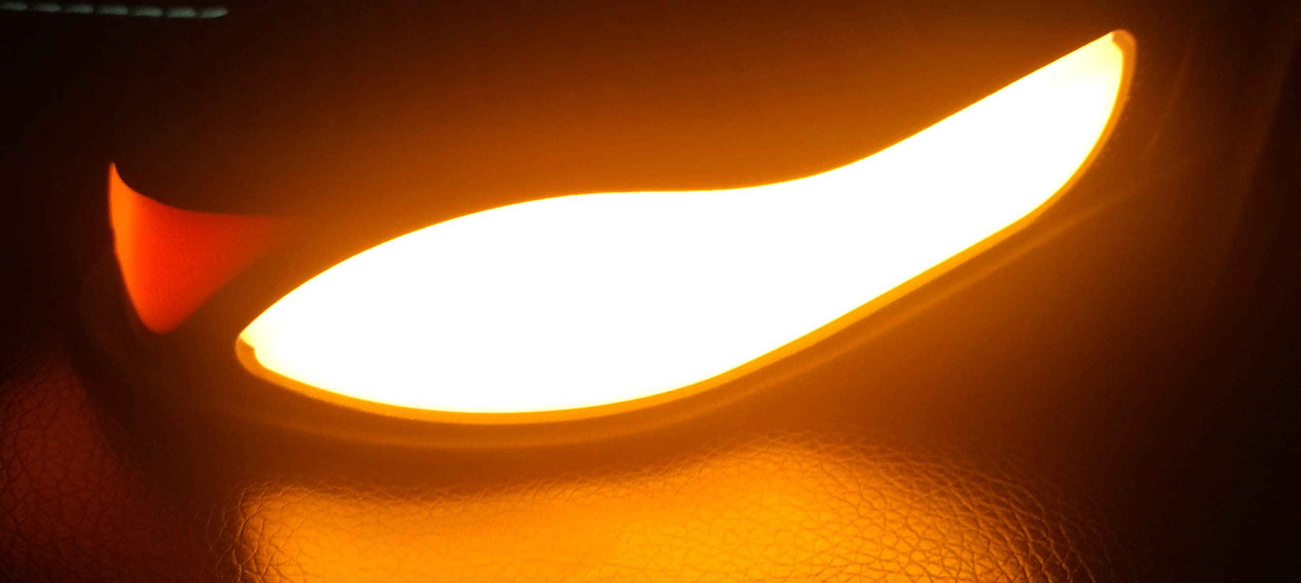 2x Fanalini Luci Ingombro Con Freccia Dinamica Neon Bianco Rosso Arancio 19cm Camion Luce Van Luci LED per Rimorchio 12-24V