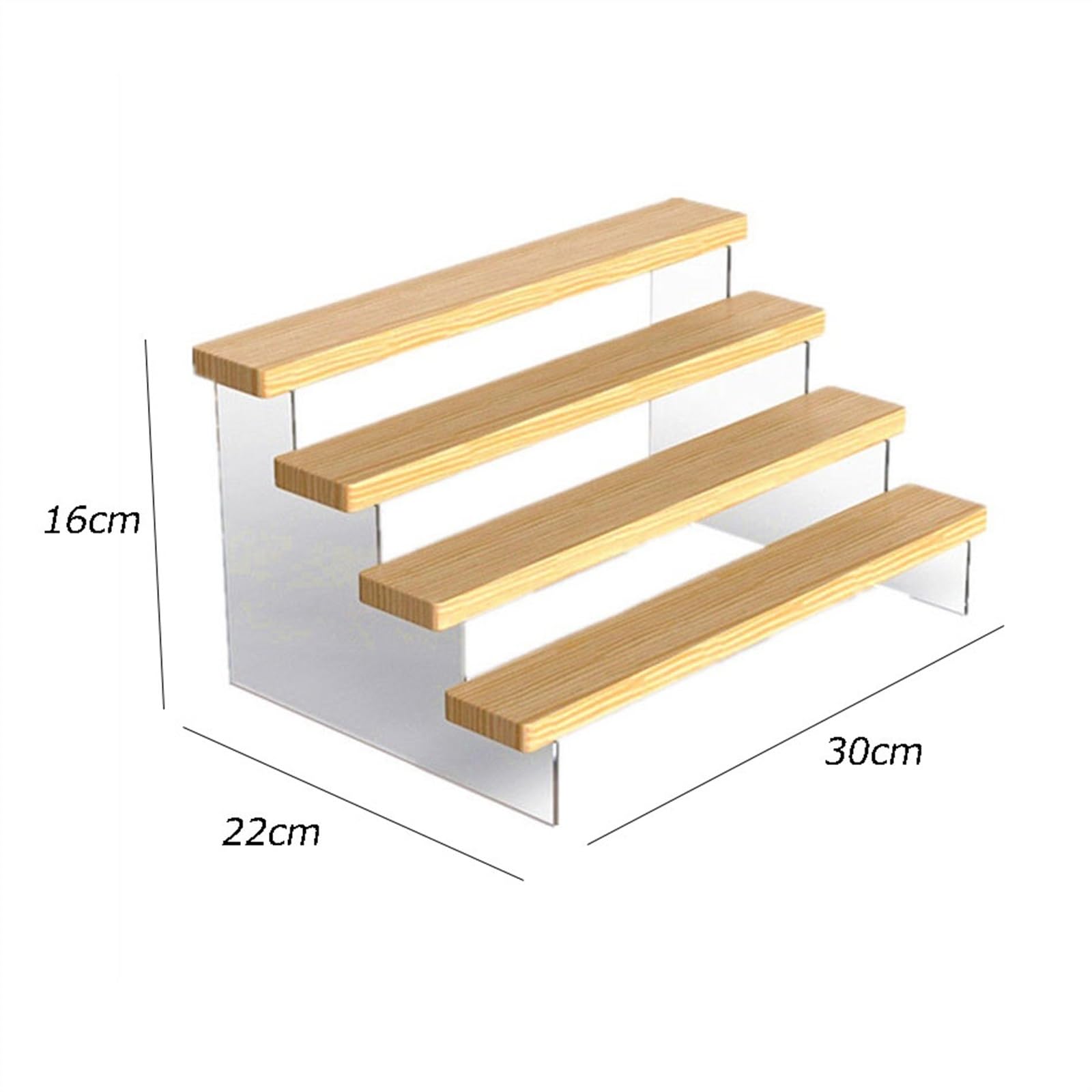 Brillenhalte Fenster Brillen Display Rack Handpuppe Modell Lagerung Rack Holz Leiter Form Display Rack Acryl Dekorative Regal Brillenständer