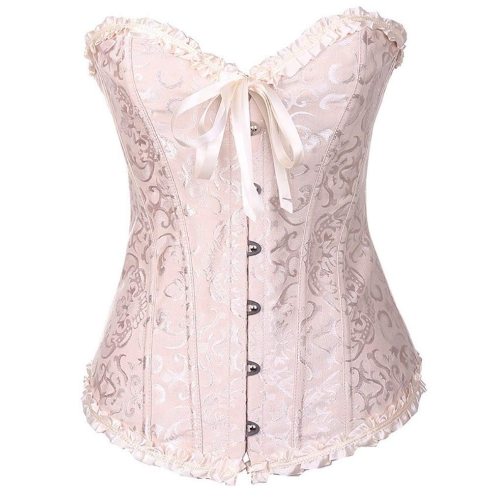 Bustier-corset,Corset modelant le corps, 24 Corsets de taille désossés, blanc, cintré sous le Bustier-corset,Corset modelant le corps, 24 Corsets de taille désossés, blanc, cintré sous le