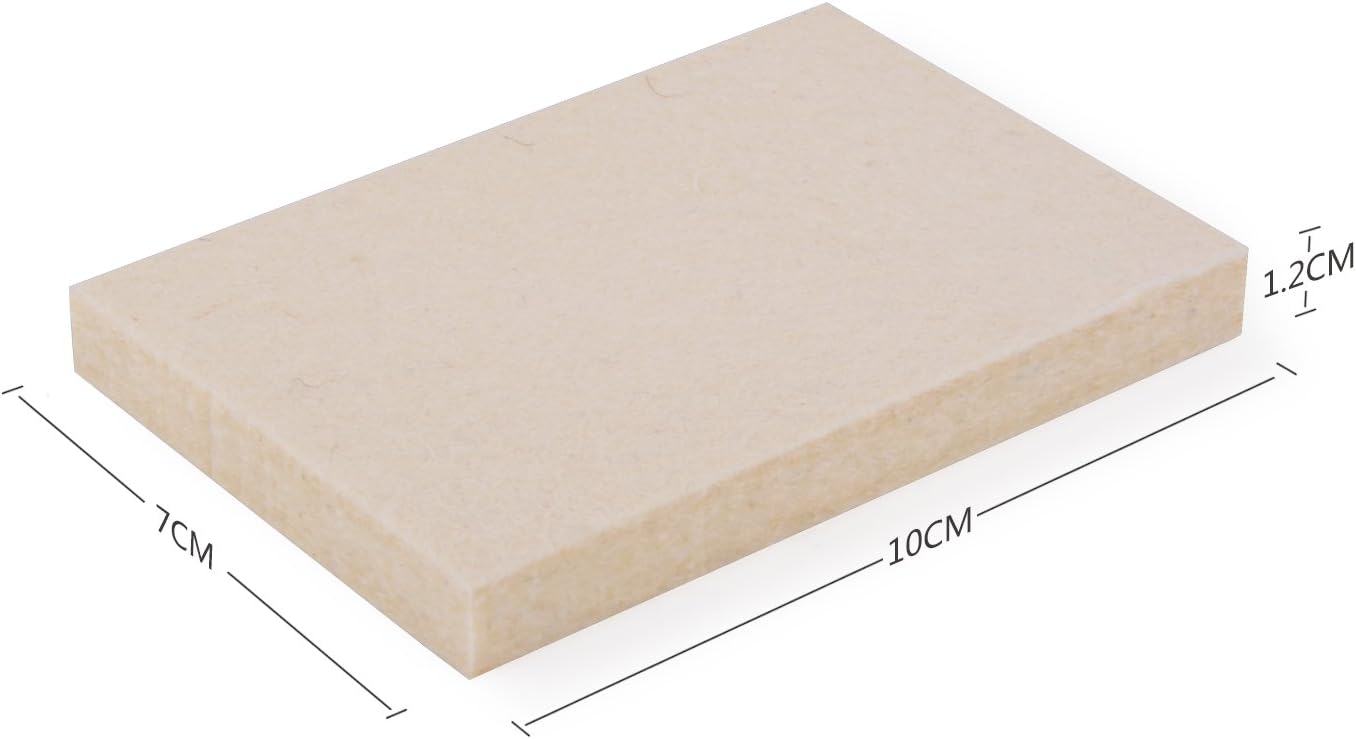 FOSHIO White Soft Felt Squeegee Automotive Vinyl Wrapping Tool - Wool Material Soft Window Tint Film Installing Tool ,Pack of 2 : Automotive