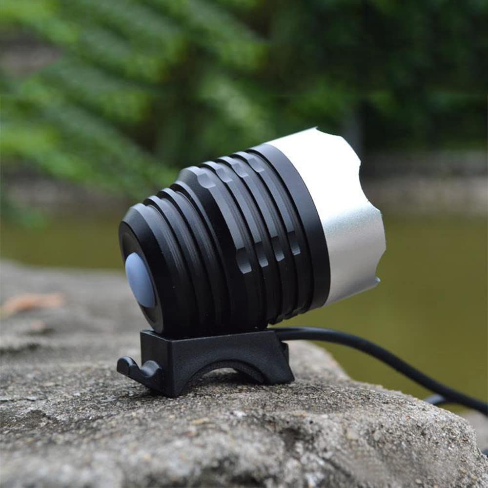 TIORU 1800 Lumen T6 L2 Bicicletta da Pesca Bicicletta LED Luce Torcia Elettrica Impermeabile Luminosità 5V2A USB Interfaccia Lampada Faro