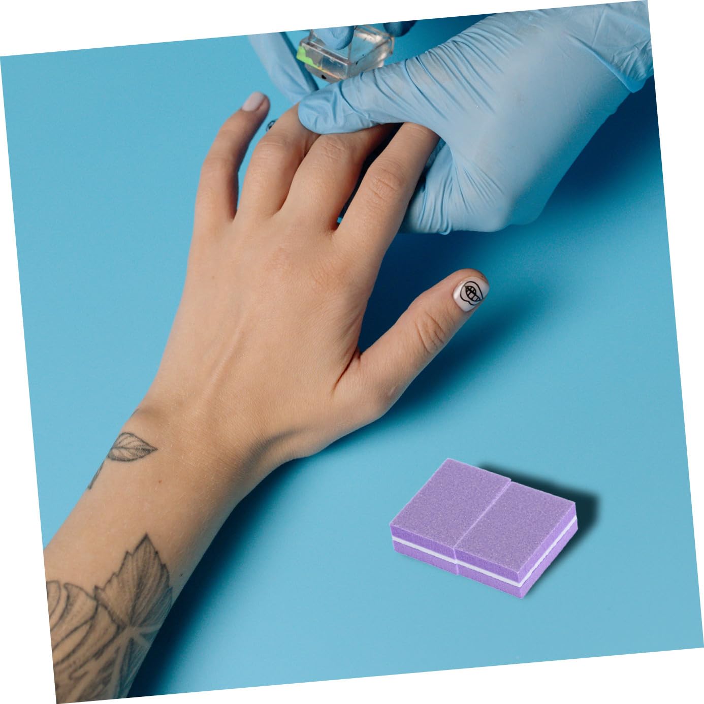 Healeved 150pezzi Blocchi Buffer Per Unghie Spugna Strumenti Per Manicure e Pedicure Limette Per Unghie Perfetti Per Naturali e Acriliche Facili Da Trasportare e Usare