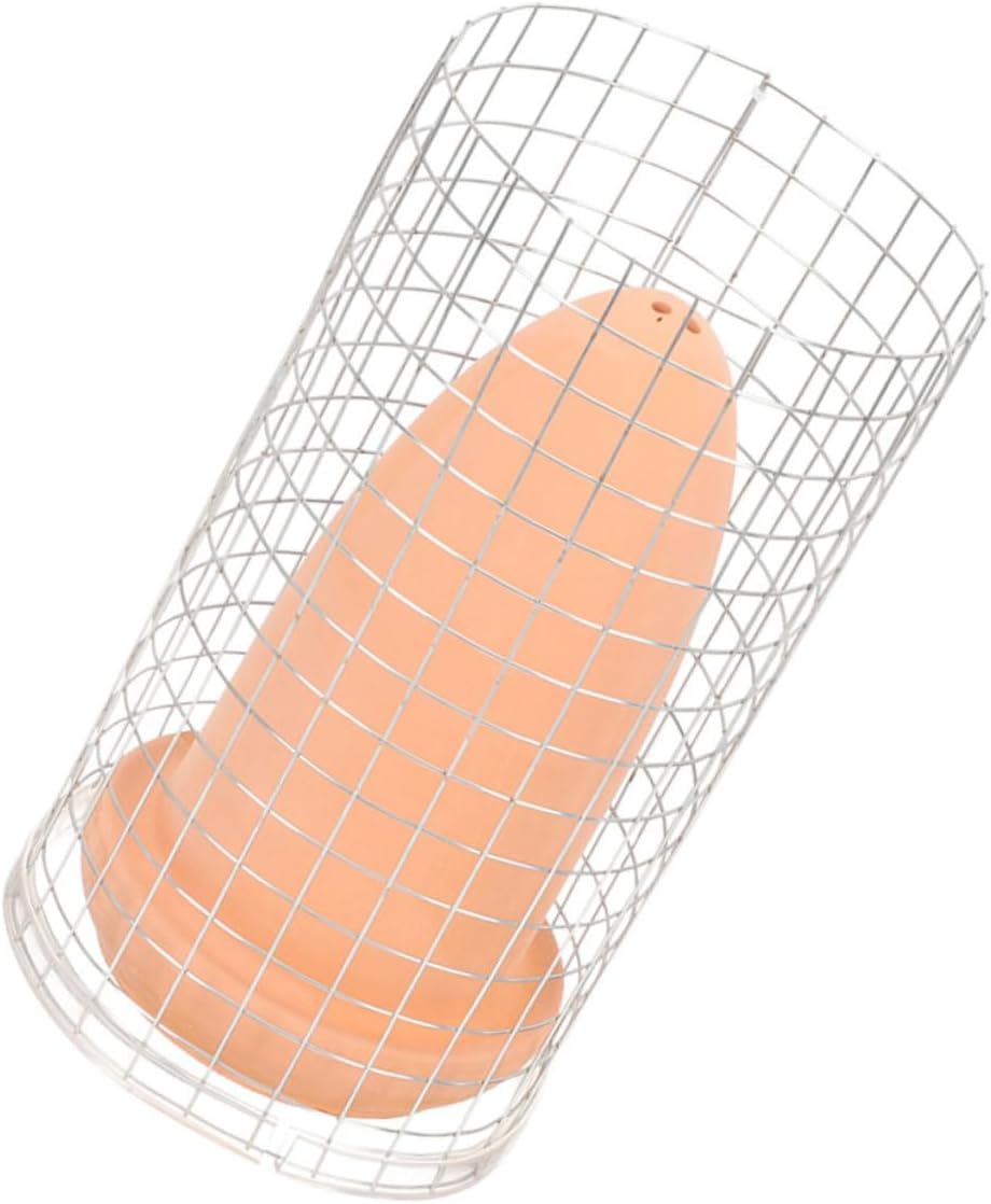 WOONEKY Ceramic Fish Breeding Cones for Aquariums Spawning Nest Shrimp Fish Tank Breeding Caves Grid Divider 6-Pack