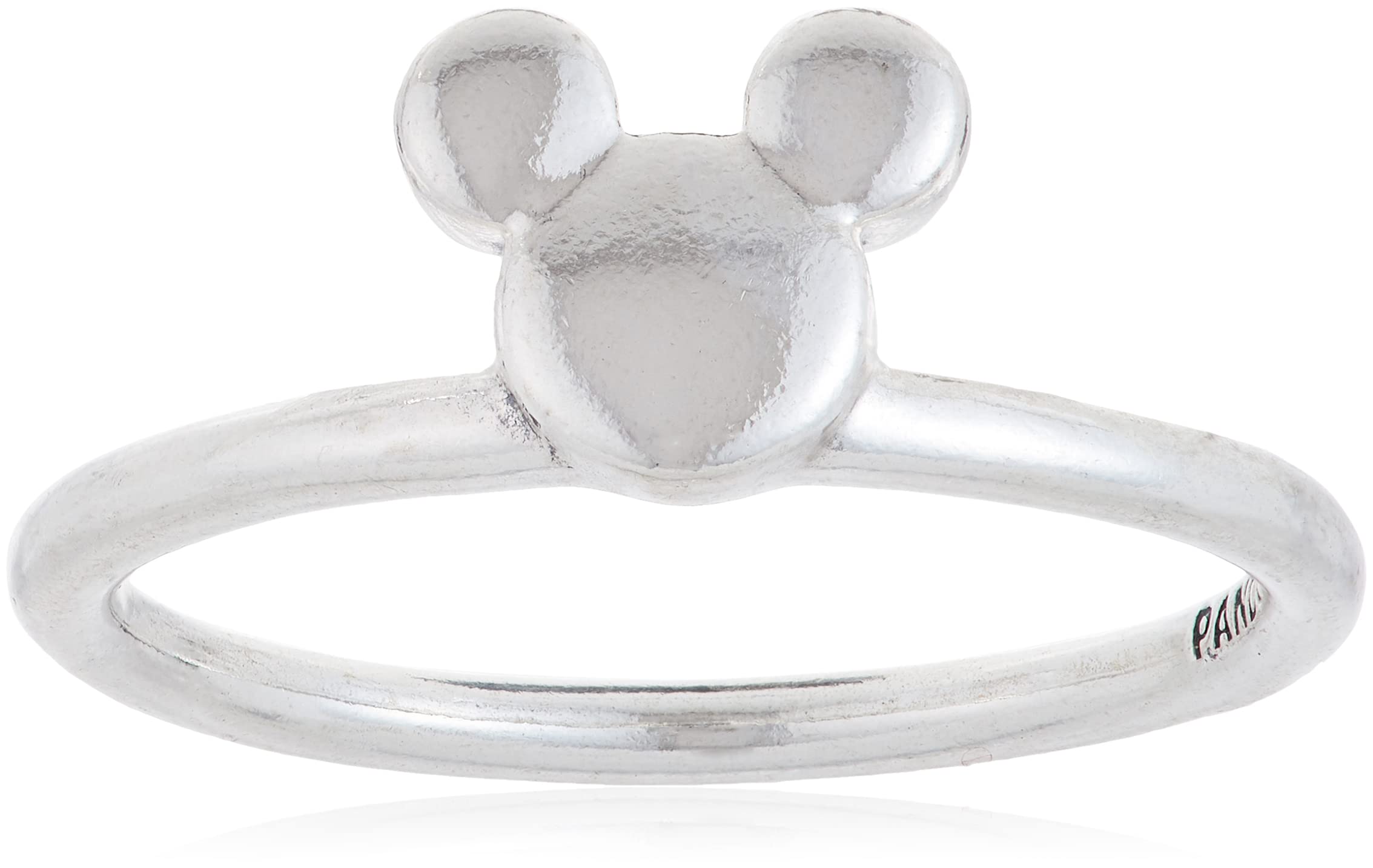 PANDORA Disney Mickey Silhouette 925 Sterling Silver Ring, Size: EUR-52, US-6 - 197508-52