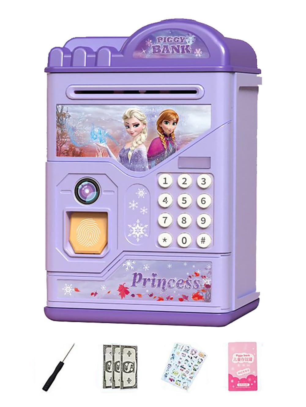 マイク 貯金箱 Amazon.co.jp: 電子貯金箱 紙幣自動挿入 お札 コイン 貯金箱